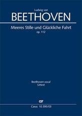 Meeres Stille und Gluckliche Fahrt, Op. 112 SATB Vocal Score cover